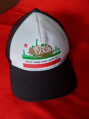 Outside Lands San Francisco Festival Mesh Trucker Cap Hat Adjustable RARE NICE